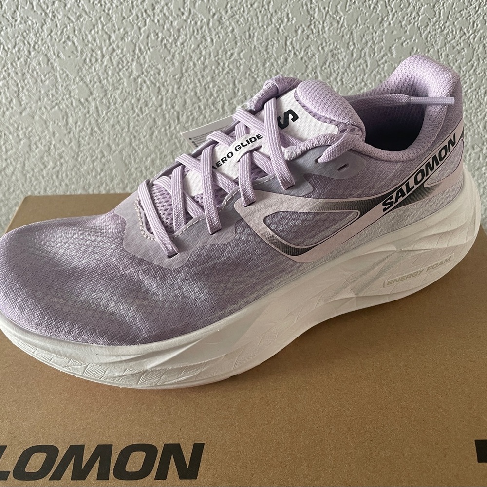 New Salomon aero glide running shoes
